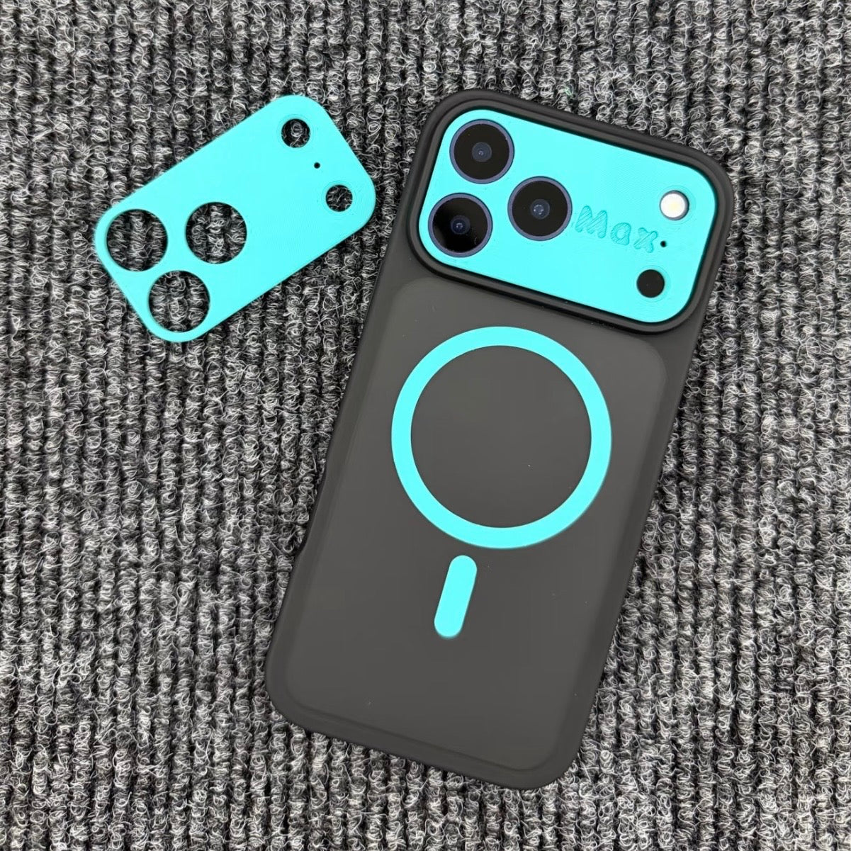 ZEERA MagPop Duo: Color-Block MagSafe Case with Lens Cover for iPhone Air & iPhone 17 Pro Max