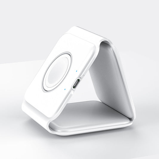 ZEERA MegFold: Weltweit portabelstes 3-in-1 faltbares MagSafe Reise-Wireless-Ladegerät für iPhone 15, Apple Watch & AirPods