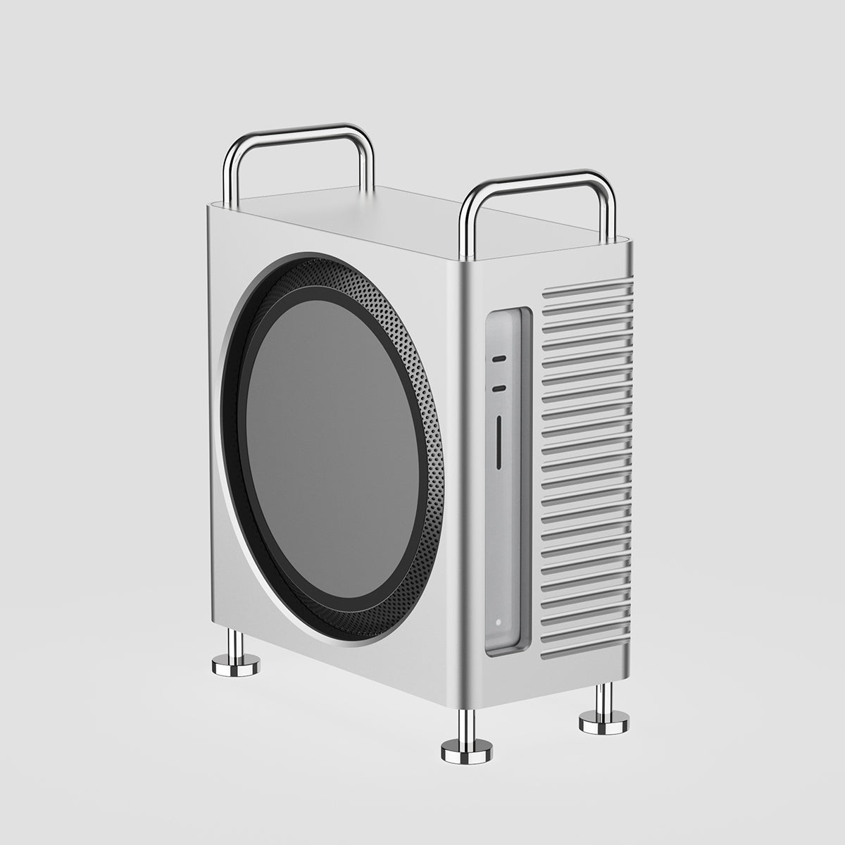 ZEERA MacForge Studio: CNC Aluminum Stand Mac Pro Case for Mac