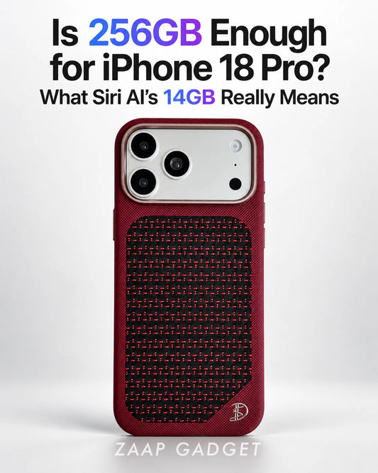Is 256GB Enough for iPhone 18 Pro? What Siri AI’s 14GB Really Means