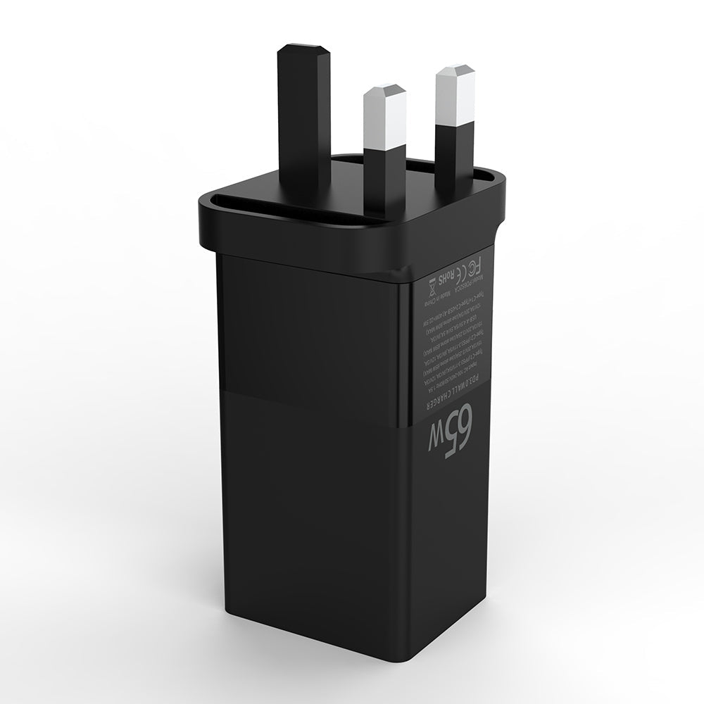 ZEERA 65W GaN-Wandladegerät/Netzteil mit Schnellladefunktion (PD) für iPhone 14 Pro Max, MacBook Pro, iPad Pro