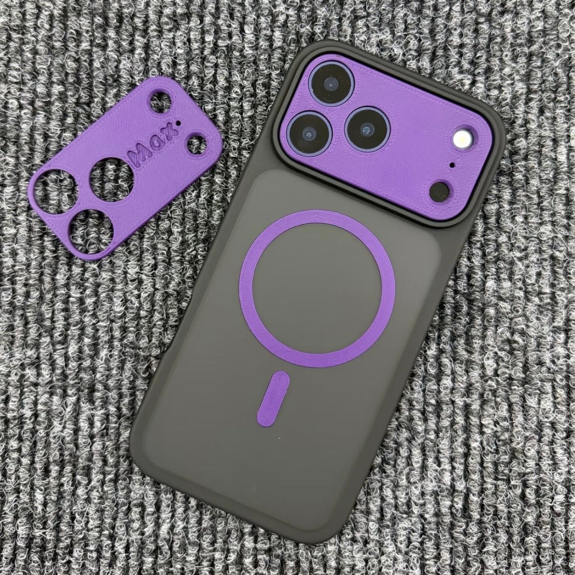 ZEERA MagPop Duo: Color-Block MagSafe Case with Lens Cover for iPhone Air & iPhone 17 Pro Max