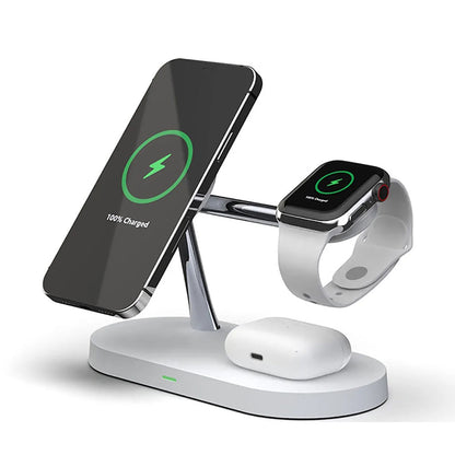 ZEERA 5-in-1 デスクトップ MagSafe 充電スタンド iPhone、AirPods、Apple Watch対応