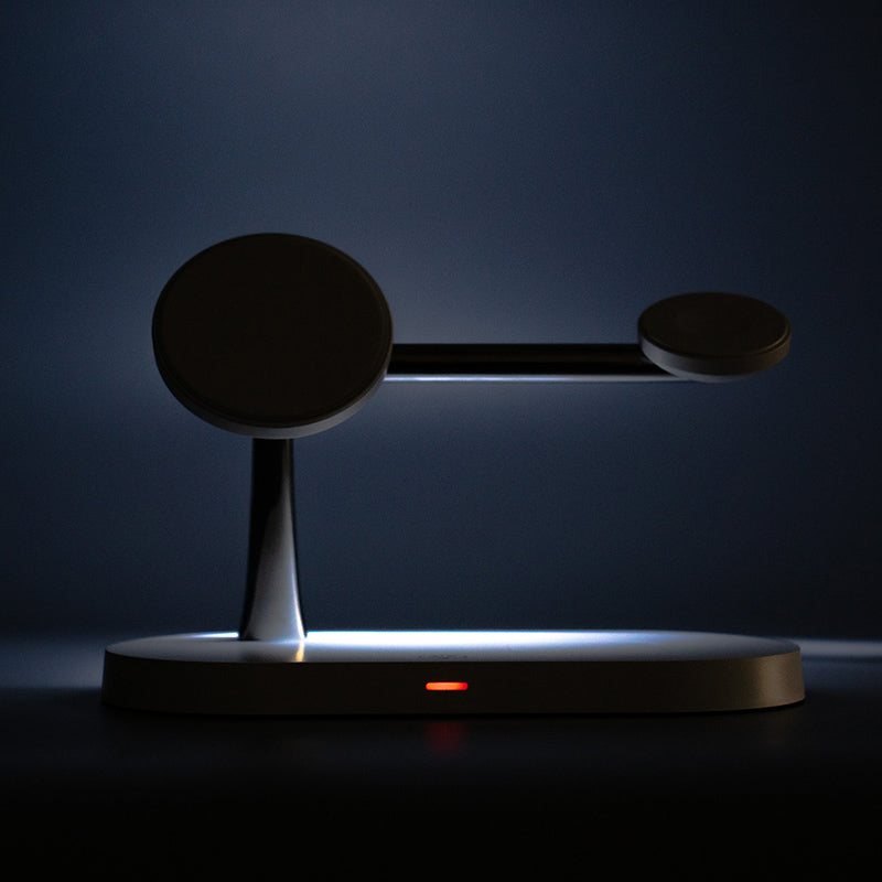 ZEERA 5-in-1 Desktop MagSafe Ladeständer für iPhone & AirPods & Apple Watch