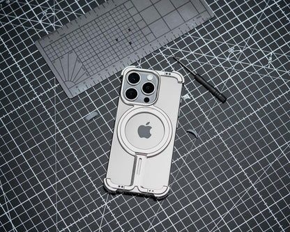 ZEERA Aluminum Alloy MagSafe Kickstand Cooling Case for iPhone 18 Pro Max, iPhone & Samsung