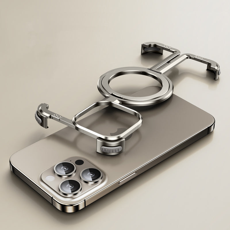 ZEERA Aluminum Alloy MagSafe Kickstand Cooling Case for iPhone 18 Pro Max, iPhone & Samsung