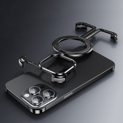 ZEERA Aluminum Alloy MagSafe Kickstand Cooling Case for iPhone 18 Pro Max, iPhone & Samsung
