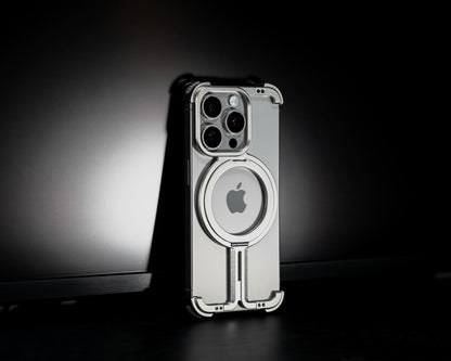 ZEERA Aluminum Alloy MagSafe Kickstand Cooling Case for iPhone 18 Pro Max, iPhone & Samsung