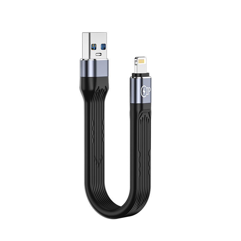 ZEERA FlexUSB Pro 240W USB-C kurzes Kabel | 8K Display, 40Gbps Übertragung, USB4 Full-Function, flexibles flaches Design