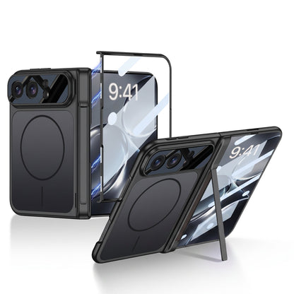 ZEERA FoldArmor Pro for iPhone Ultra: MagSafe Full-Cover Case with Integrated Screen Protector & Magnetic Hinge Kickstand
