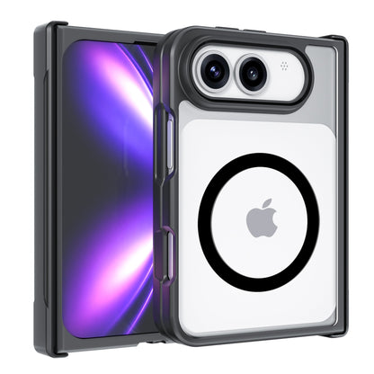 ZEERA FoldGuardケース（iPhone Duo用）：360度ヒンジ＆デュアルスクリーン保護