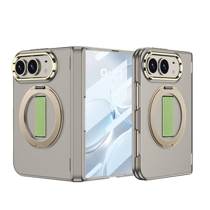 ZEERA FoldLoop Pro iPhone用ケース：MagSafe対応リングスタンド（伸縮フィンガーストラップ＆ヒンジ保護機能付き）