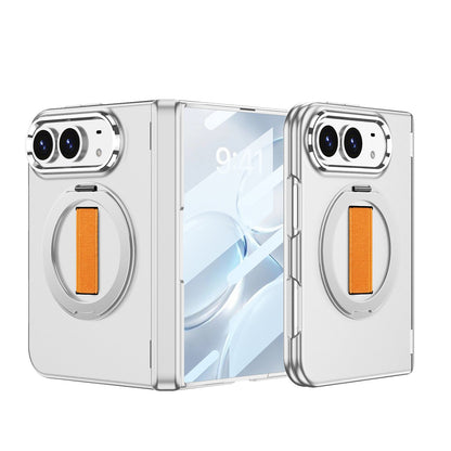 ZEERA FoldLoop Pro iPhone用ケース：MagSafe対応リングスタンド（伸縮フィンガーストラップ＆ヒンジ保護機能付き）
