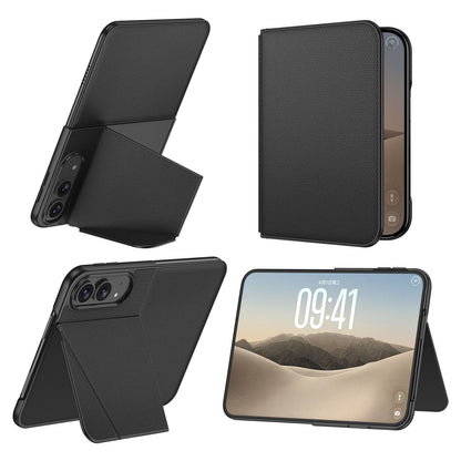 ZEERA FoldTex Pro Case for iPhone Duo: MagSafe Tech-Woven Folio Case with Portrait & Landscape Kickstand