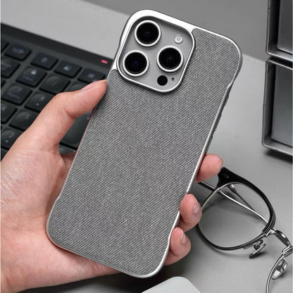 ZEERA LinenAir フレームレスケース (iPhone 18 Pro / 18 Pro Max / iPhone Air / iPhone 17 / 16 / 15 / 14 シリーズ用)