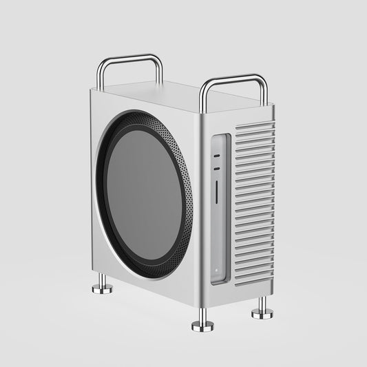 ZEERA MacForge Studio: CNC Aluminum Stand Mac Pro Case for Mac Studio M1/M2/M3 Ultra/M4 Max