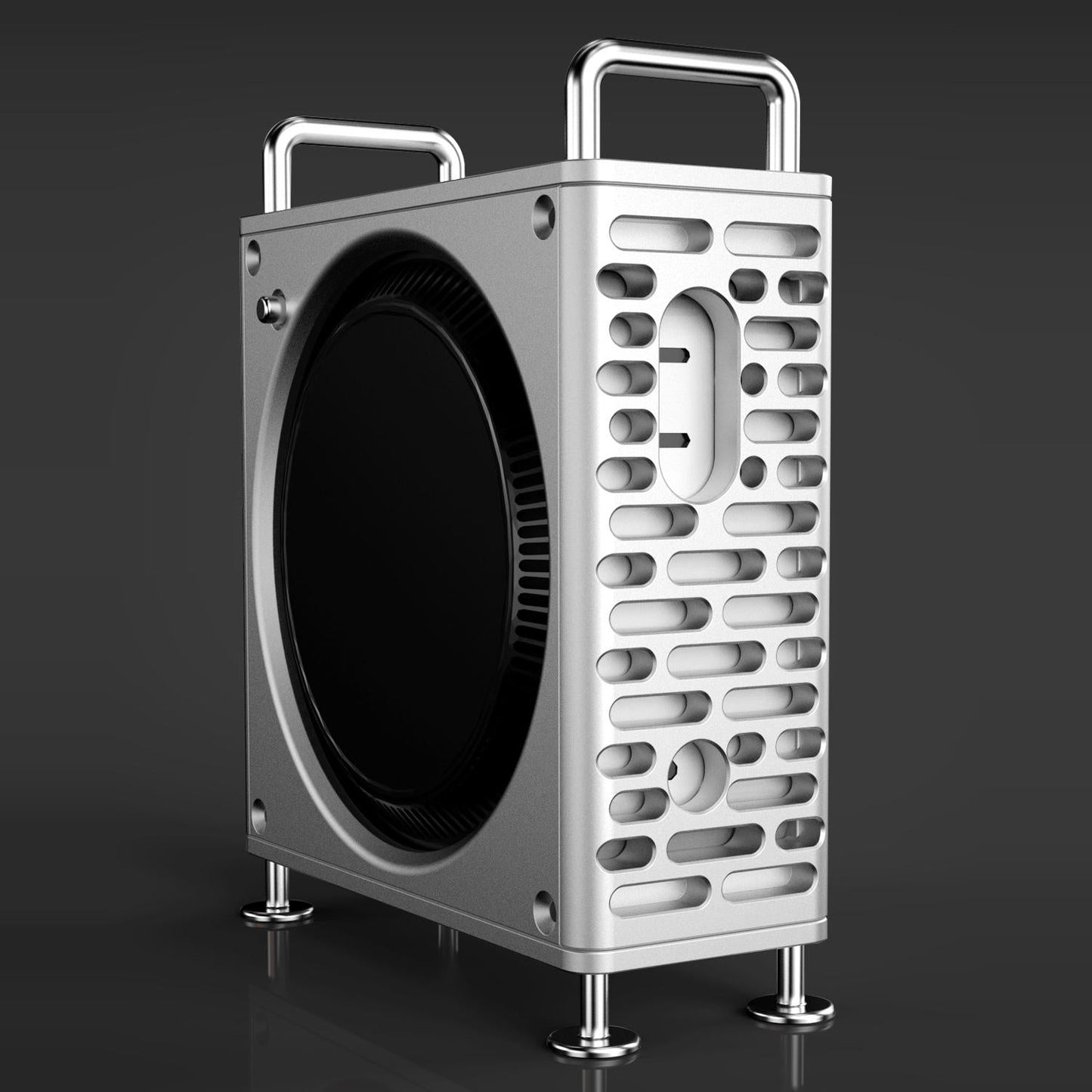ZEERA MacForge CNC aluminum case for Mac Mini M4 Pro Mac Pro inspired design