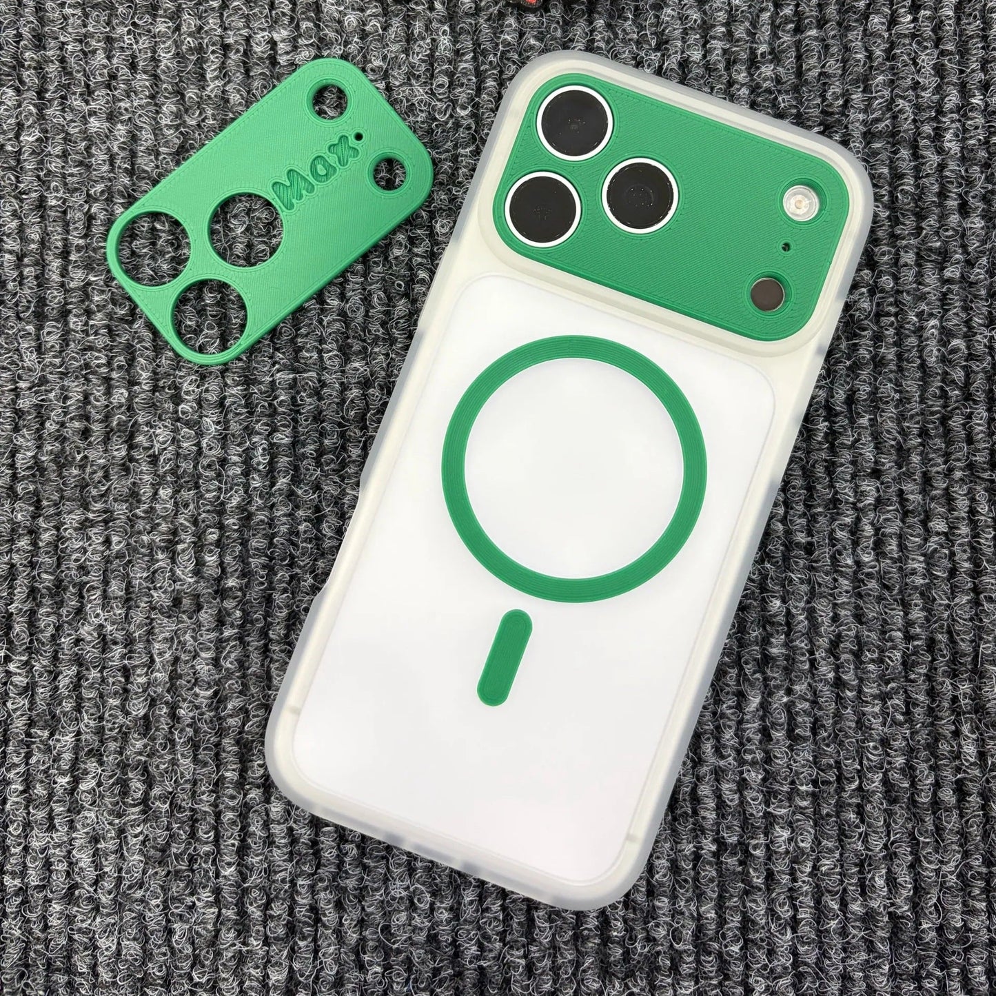 ZEERA MagPop Duo: Color-Block MagSafe Case with Lens Cover for iPhone Air & iPhone 17 Pro Max