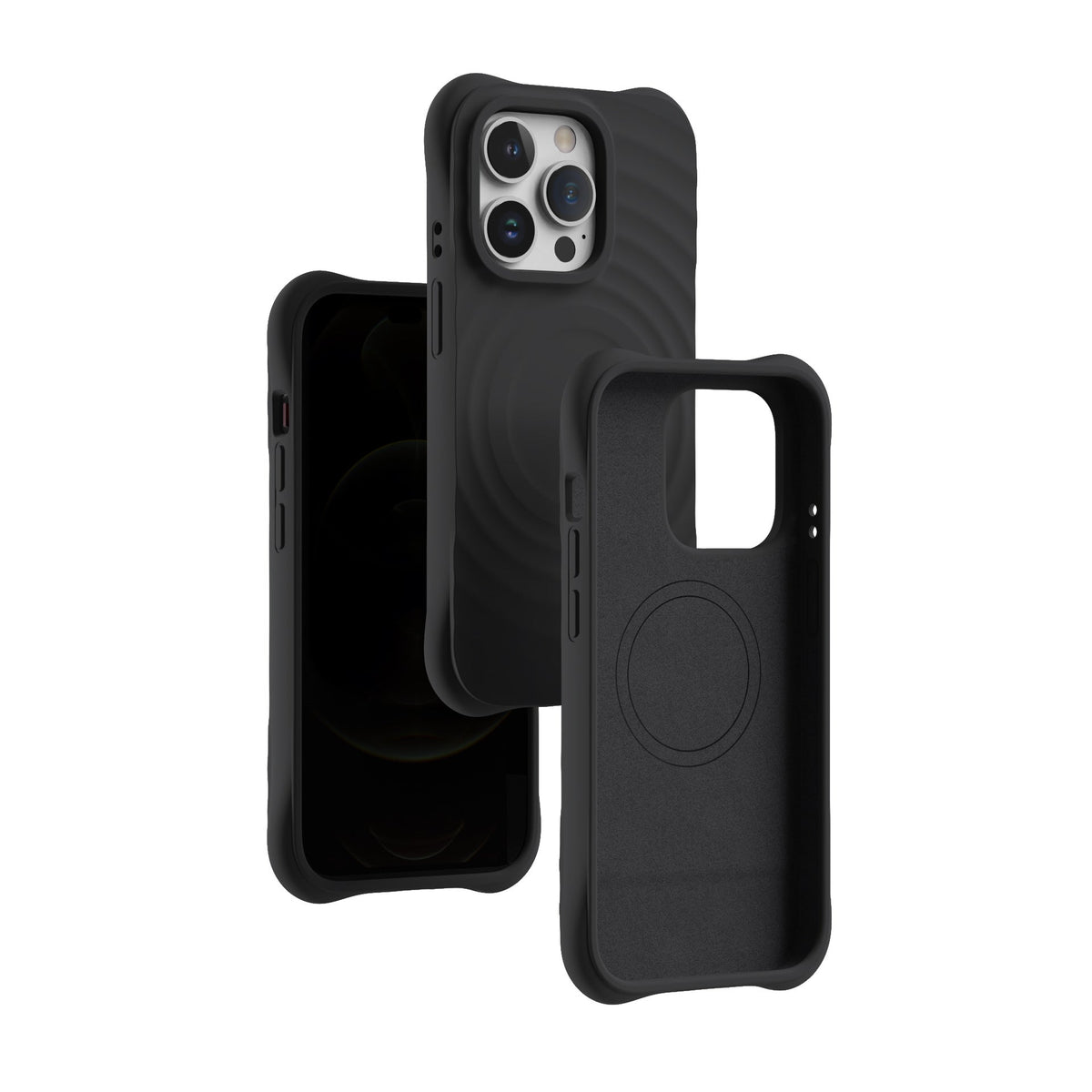 ZEERA MagRipple Pro: iPhone 17 Air, iPhone 17 Pro Max用リップルデザインマグセーフケース