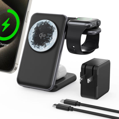 ZEERA MagTri Gen2 25W 折りたたみ式MagSafe充電器 – iPhone 18 Pro & iPhone Duo用 Qi2.2アクティブ冷却機能搭載