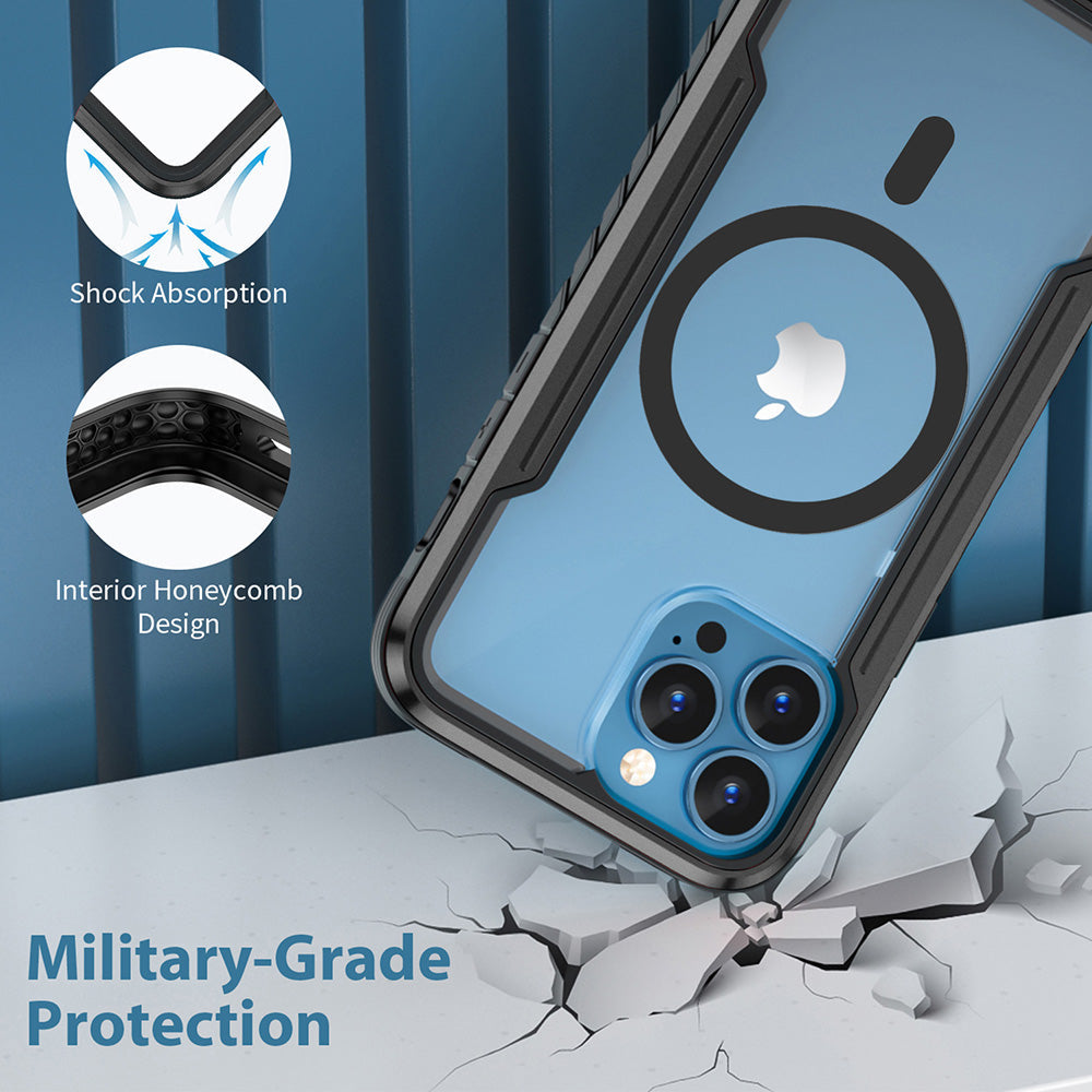 [Ausverkauf] ZEERA Robustes MagSafe Case für iPhone 15, 15 Plus, 15 Pro, 15 Pro Max