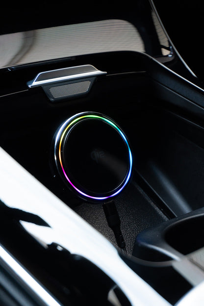 MagSafe magnetic car charger with Qi2 certified fast charging technology