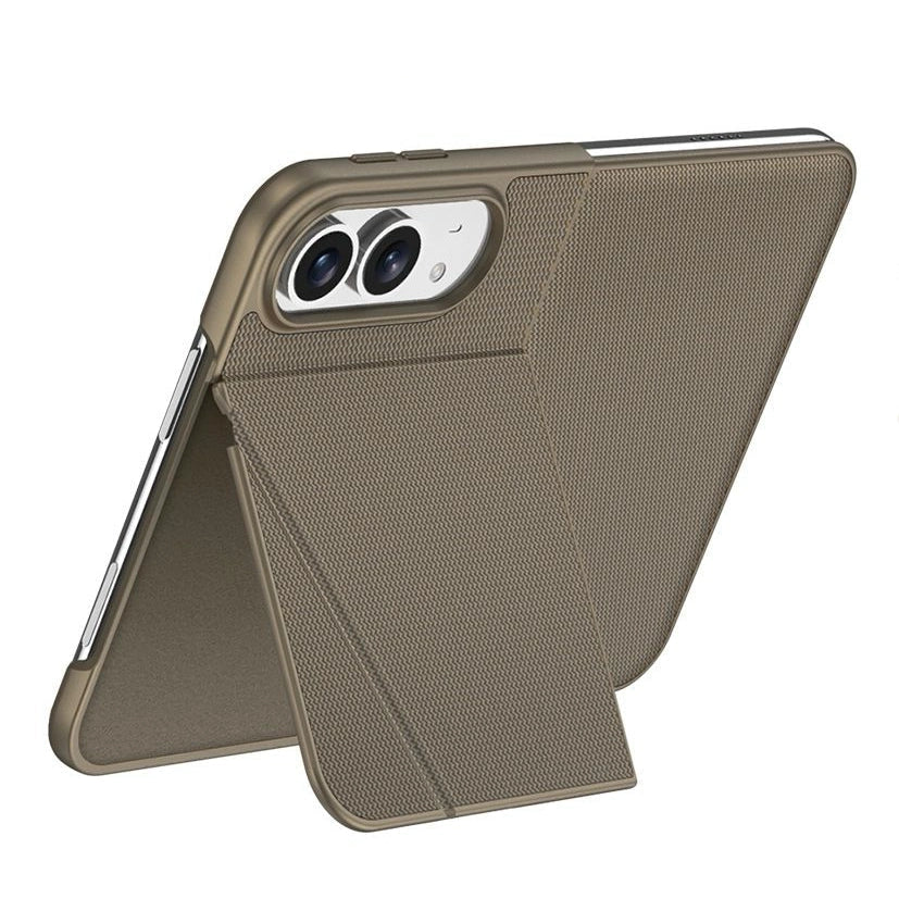 ZEERA FoldTex Pro Case for iPhone Duo: MagSafe Tech-Woven Folio Case with Portrait & Landscape Kickstand