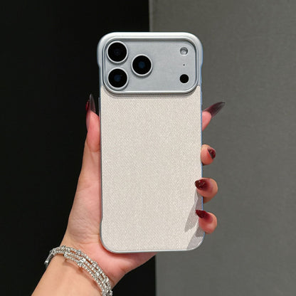 ZEERA LinenAir フレームレスケース (iPhone 18 Pro / 18 Pro Max / iPhone Air / iPhone 17 / 16 / 15 / 14 シリーズ用)