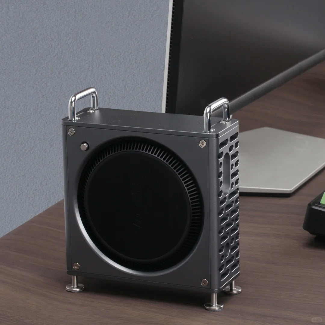 ZEERA MacForge Mac Mini desktop upgrade case with professional design finish
