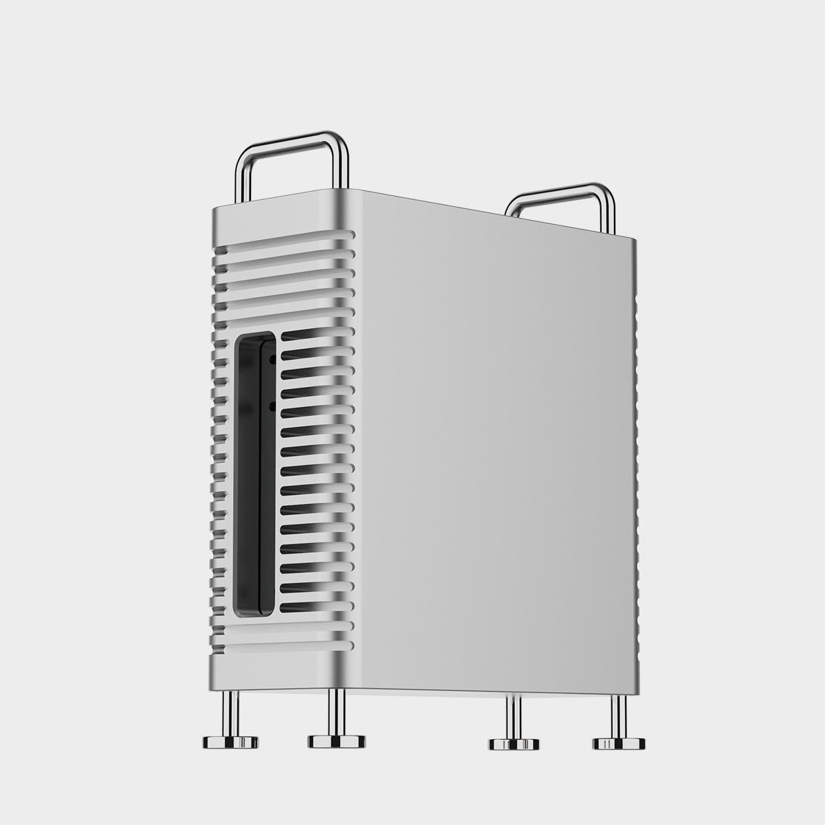 ZEERA MacForge Gen2: CNCアルミスタンド Mac Proケース for Mac Mini M4 Pro