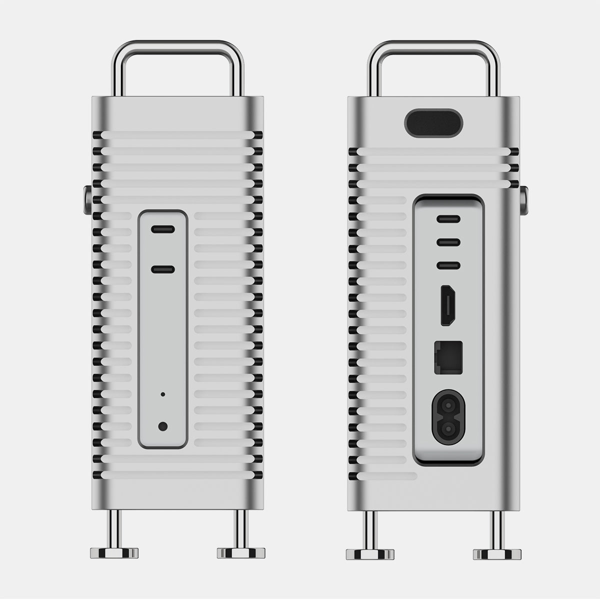 ZEERA MacForge Gen2: CNCアルミスタンド Mac Proケース for Mac Mini M4 Pro