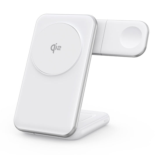 ZEERA MagTri Gen2 Qi2.2 Foldable MagSafe Charger – 25W Active Cooling for iPhone 18 Pro & iPhone Ultra