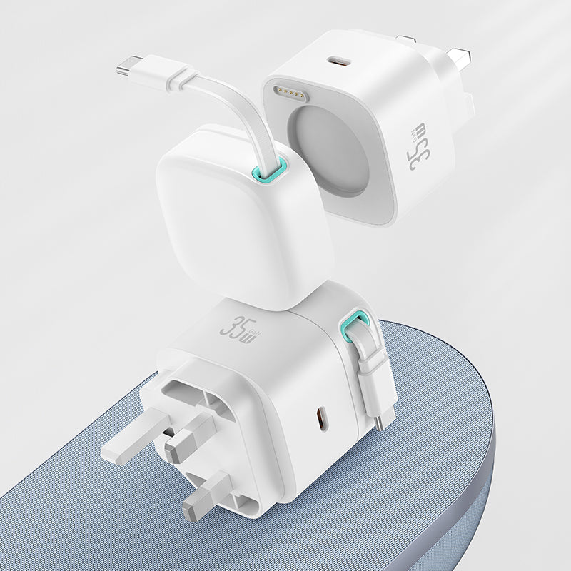 ZEERA x THEVOXN 5-in-1 Dual MagSafe Charger Stand for iPhone 16 Pro Max & AirPods & Apple Watch