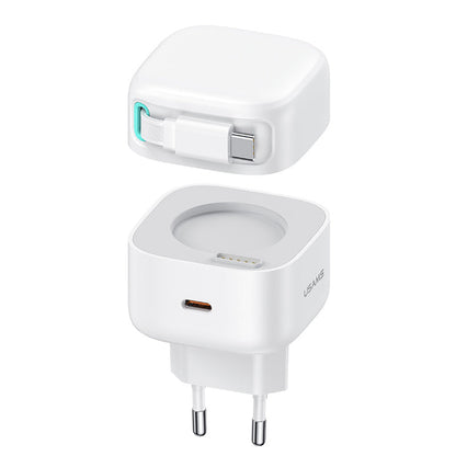 adjustable MagSafe charging stand for comfortable viewing angle and typing