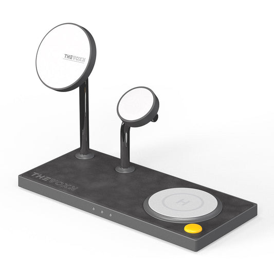 THEVOXN 5 in 1 MagSafe charging stand dual wireless charger for iPhone Apple Watch AirPods