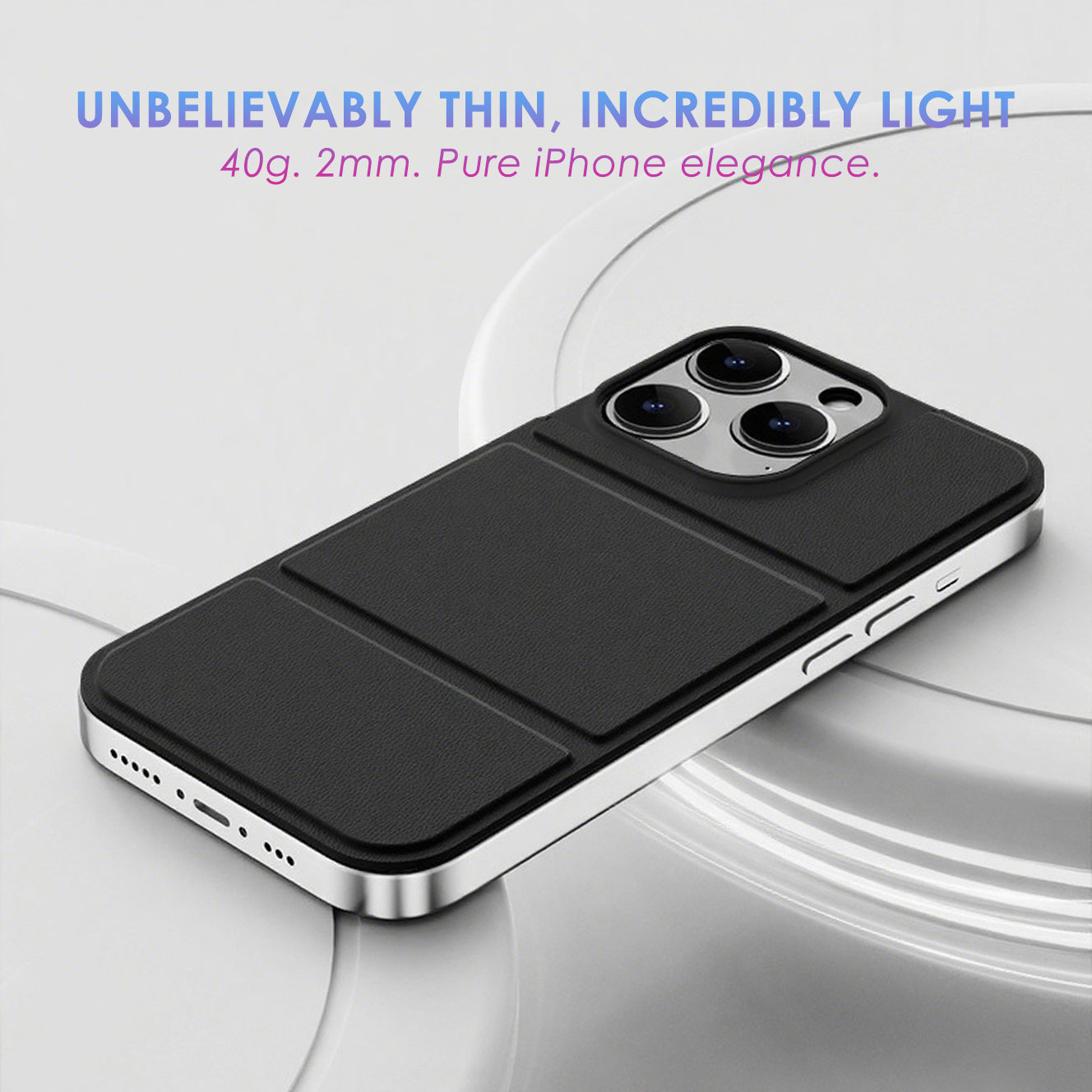 Zeera MagFold: iPhone 15/16 Pro Max用マグセーフレザーバックプレート